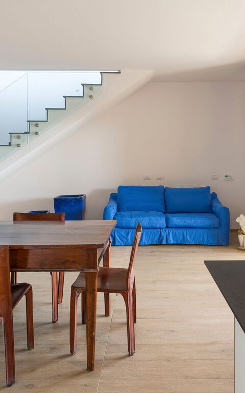 Casa Dafne: Lunchrum, Vardagsrum