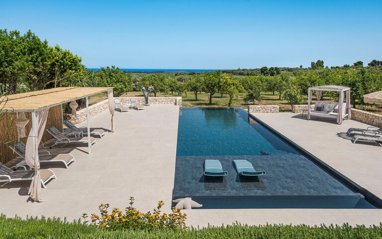 Pigna Blue: Exteriör, slå samman, Utomhus, Visningar