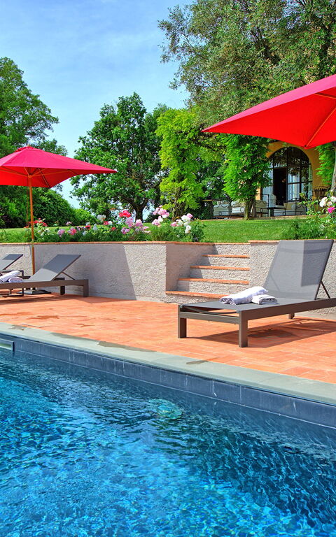 Villa Marliana: Exteriör, slå samman, Sommar, Trädgård, Utomhus