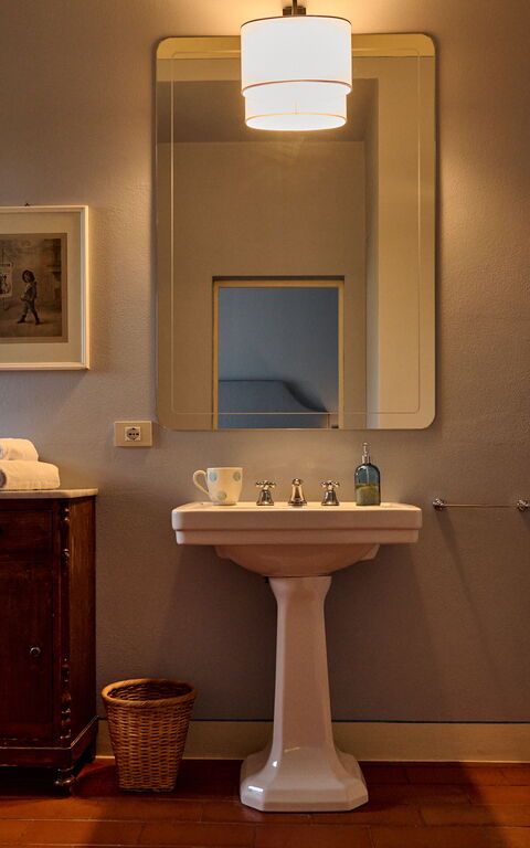 Villa Marliana: Badrum