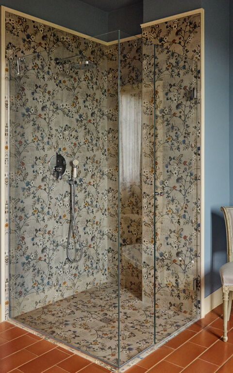 Villa Marliana: Badrum