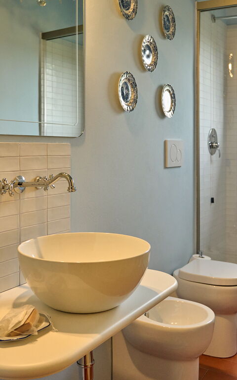 Villa Marliana: Badrum