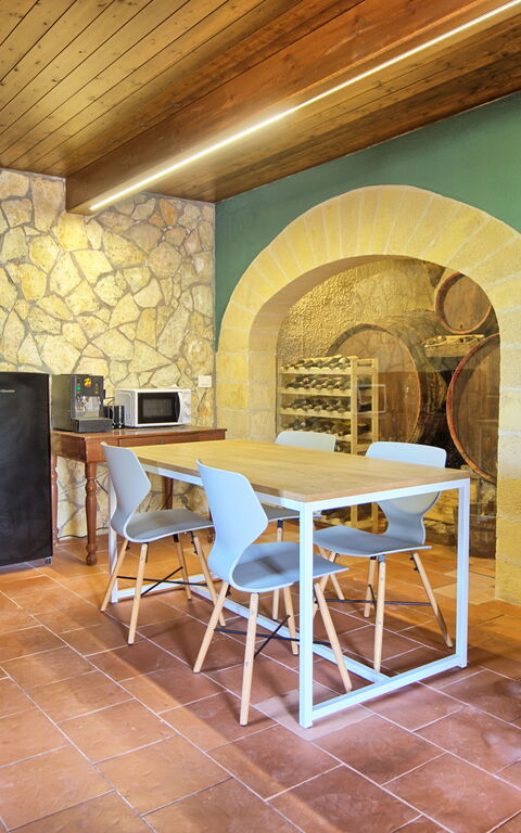 Villa Maraus: Lunchrum, Vardagsrum