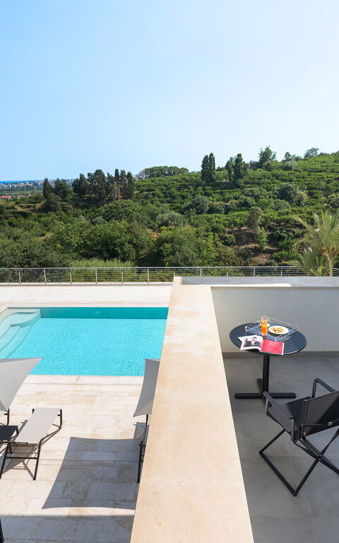 Villa Gianos: Exteriör, slå samman, Utomhus, Visningar