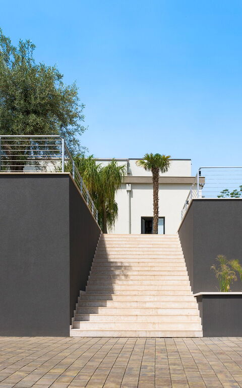 Villa Gianos: Exteriör, Utomhus