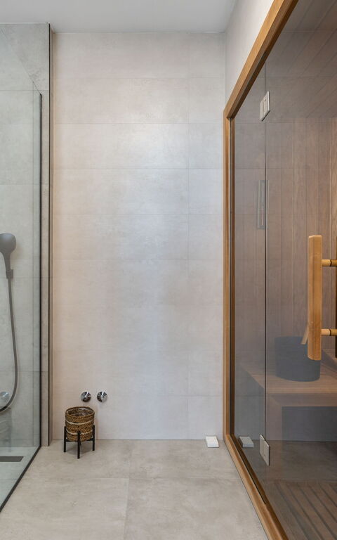 Villa Sea Breeze: Badrum