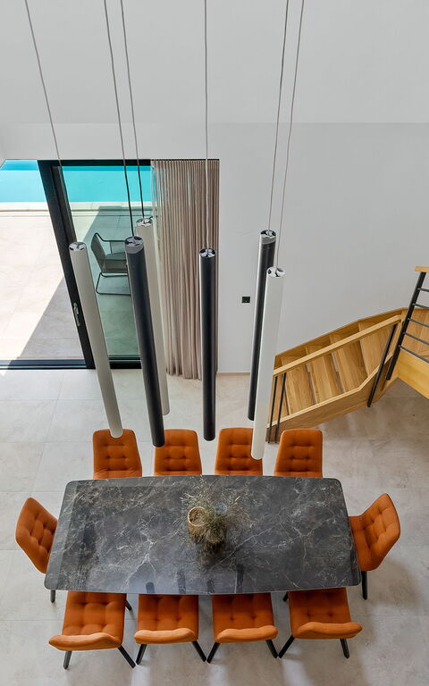 Villa Sea Breeze: Huvudentré, Lunchrum