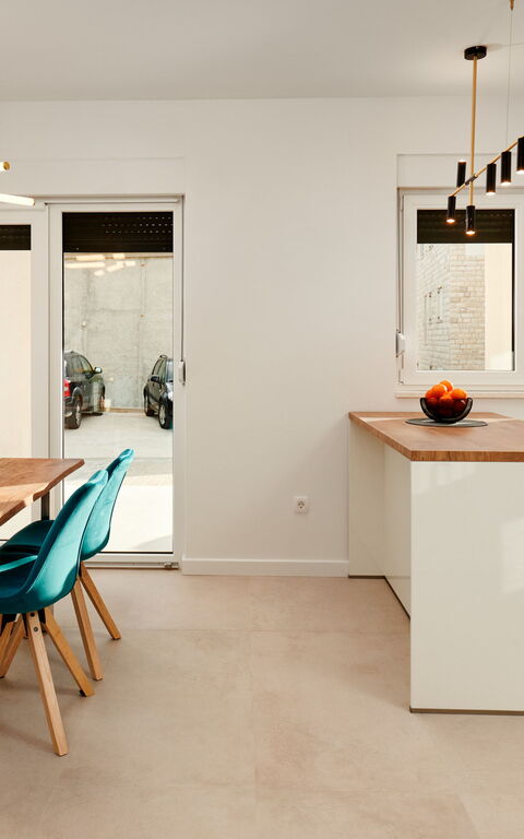 Villa Stella: Kök, Lunchrum