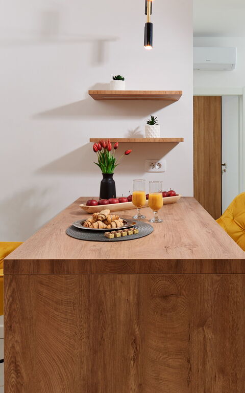 Villa Stella: Kök, Lunchrum