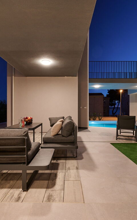 Villa Stella: Balkong / terrass / uteplats, Utomhus