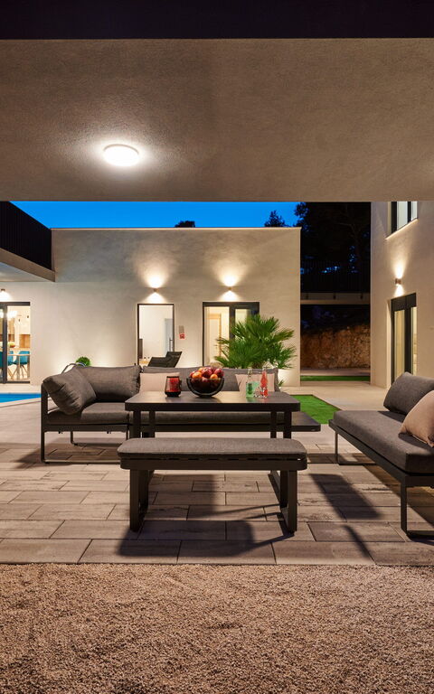 Villa Stella: Balkong / terrass / uteplats, Utomhus