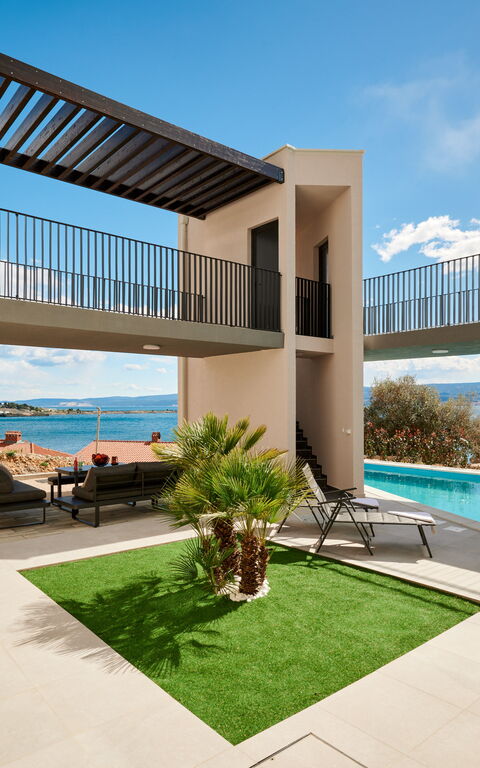 Villa Stella: Balkong / terrass / uteplats, slå samman, Utomhus, Visningar