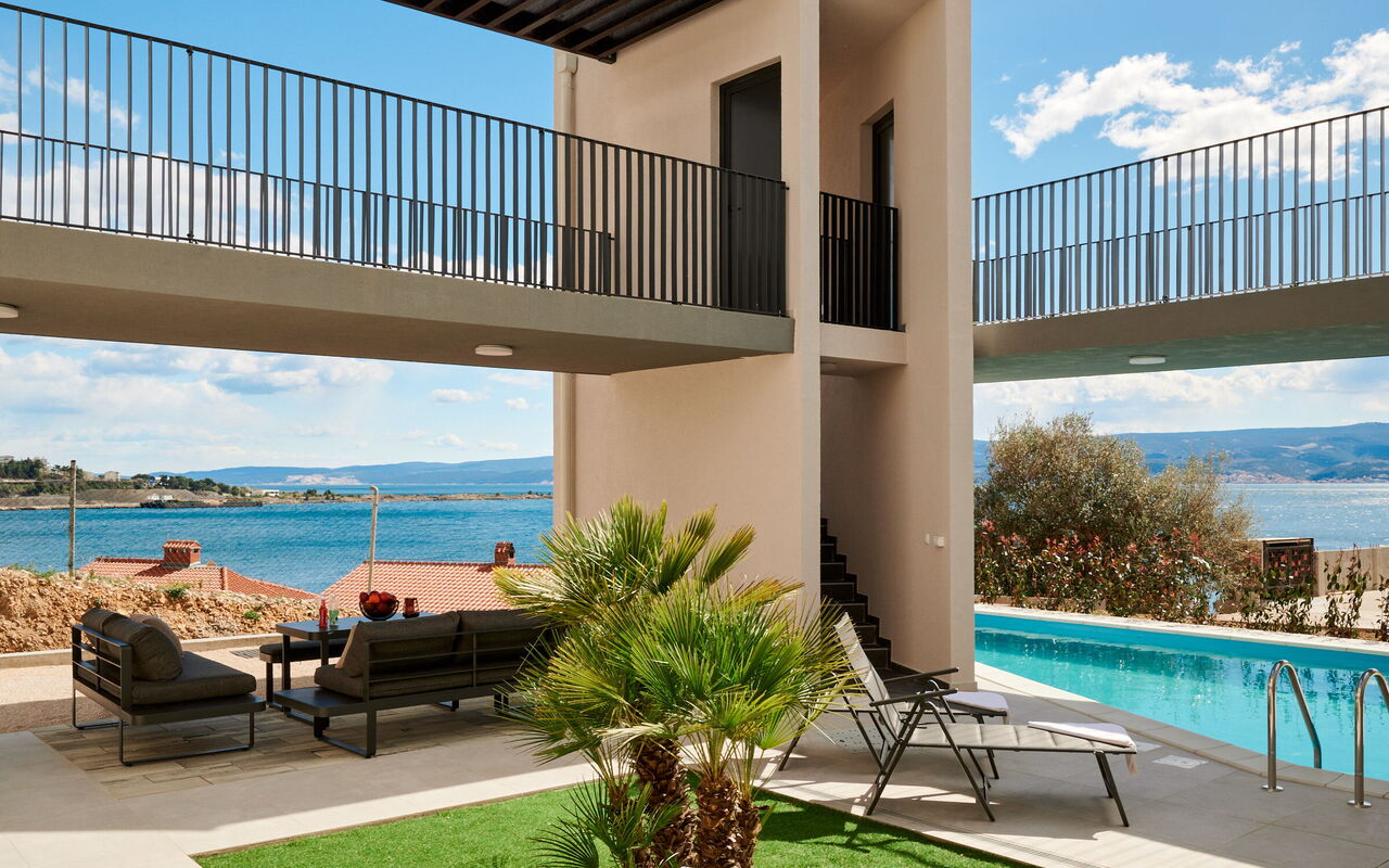 Villa Stella: Balkong / terrass / uteplats, slå samman, Utomhus, Visningar