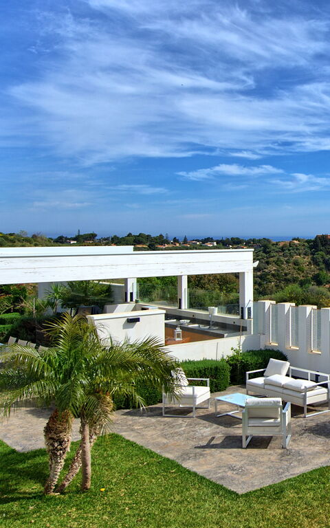 Villa Demetra: Balkong / terrass / uteplats, Exteriör, Trädgård, Utomhus