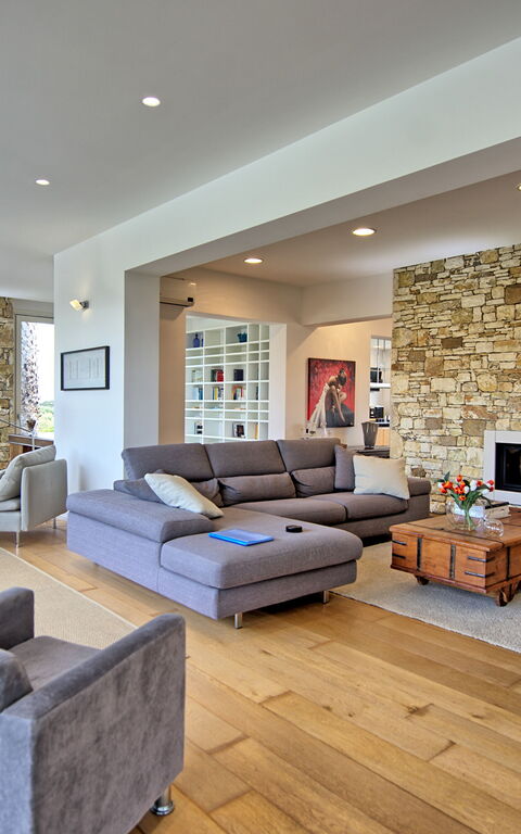 Villa Demetra: Vardagsrum