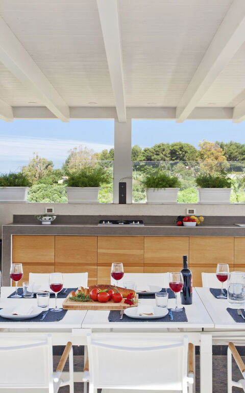 Villa Demetra: Balkong / terrass / uteplats, Exteriör, Utomhus