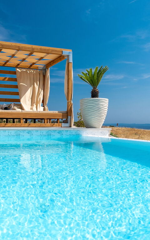 Villa Steropa: Balkong / terrass / uteplats, slå samman, Utomhus