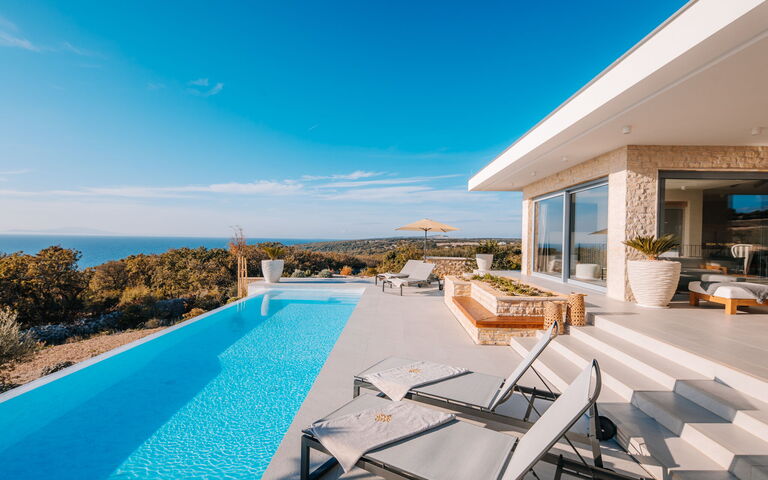 Villa Steropa: Balkong / terrass / uteplats, slå samman, Utomhus