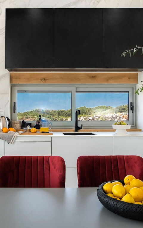 Villa Kelena: Kök, Lunchrum