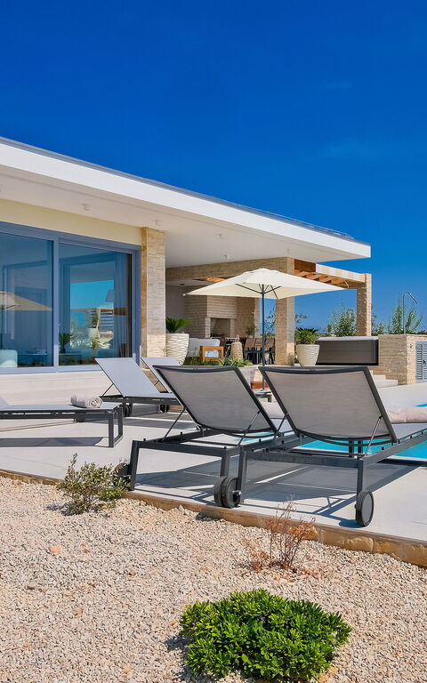 Villa Elektra: Balkong / terrass / uteplats, Exteriör, slå samman, Utomhus