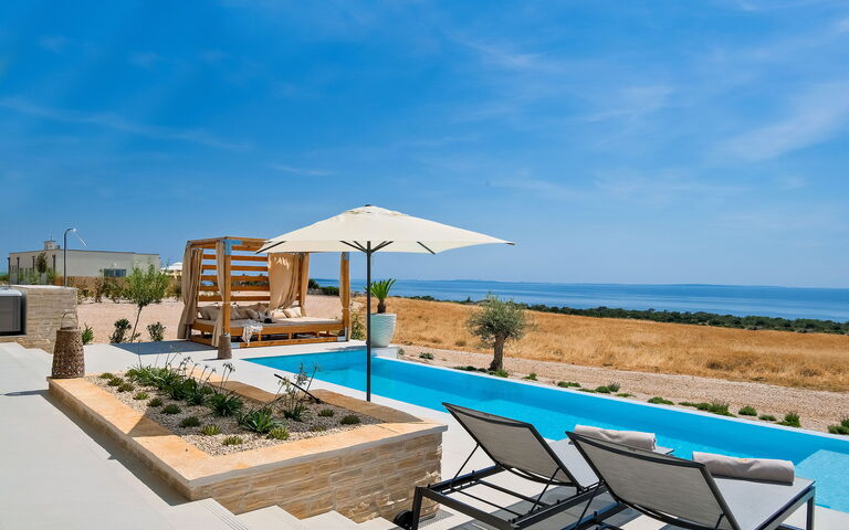 Villa Elektra: Balkong / terrass / uteplats, slå samman, Utomhus