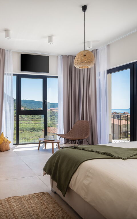 Villa Vivere: Balkong / terrass / uteplats, sovrum