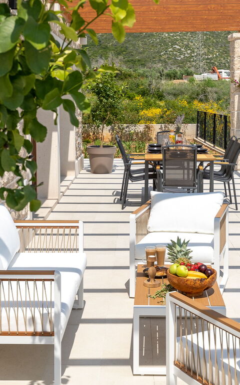 Villa Spectrum: Balkong / terrass / uteplats, Utomhus, Visningar