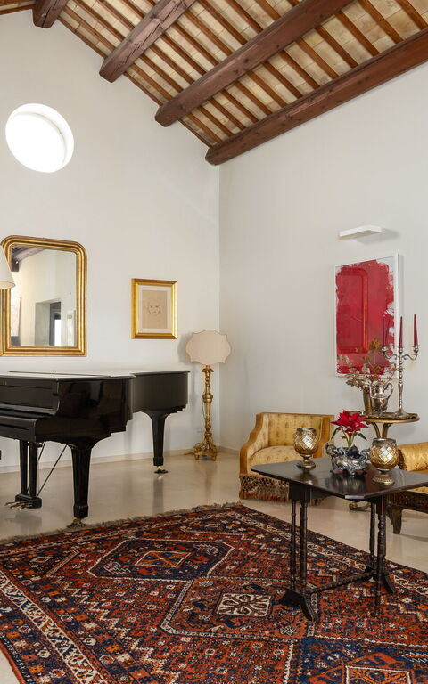 Villa Casale: Vardagsrum