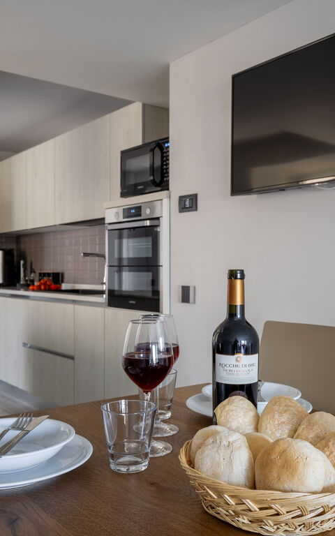 Villa Acquaviva: Kök, Lunchrum