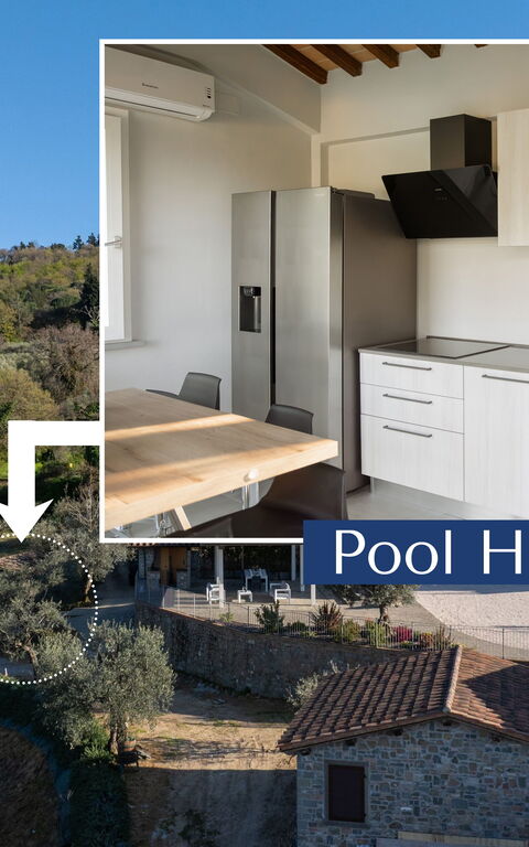 Villa Acquaviva: Kök, Utomhus