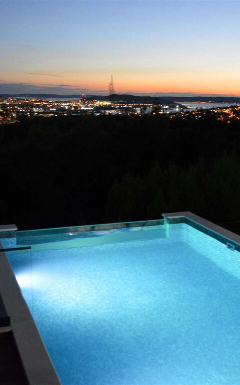 Villa Nikta: slå samman, Visningar