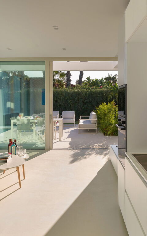 Villa Gadir: Kök, Vardagsrum