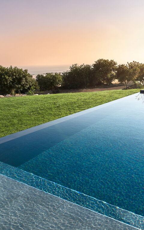 Villa Passo Salina: slå samman, Trädgård