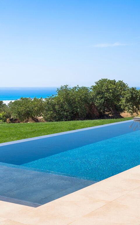 Villa Passo Salina: slå samman, Trädgård