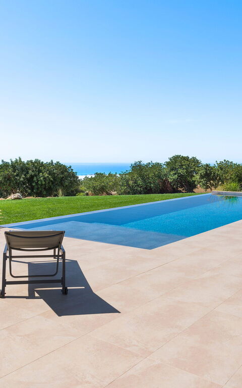 Villa Passo Salina: slå samman, Trädgård