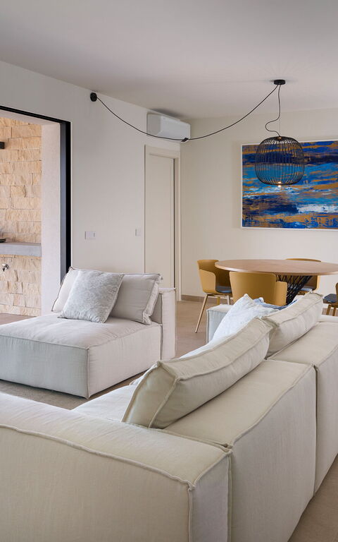 Villa Passo Salina: Vardagsrum