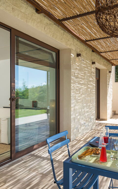 Villa Passo Salina: Balkong / terrass / uteplats