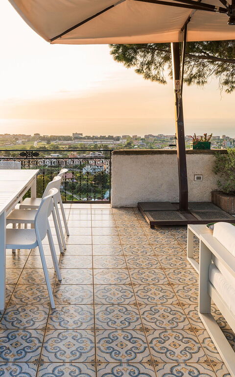 Villa Giuffrè: Balkong / terrass / uteplats, Exteriör, Utomhus, Visningar