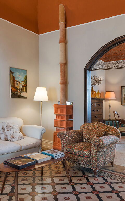 Villa Giuffrè: Vardagsrum