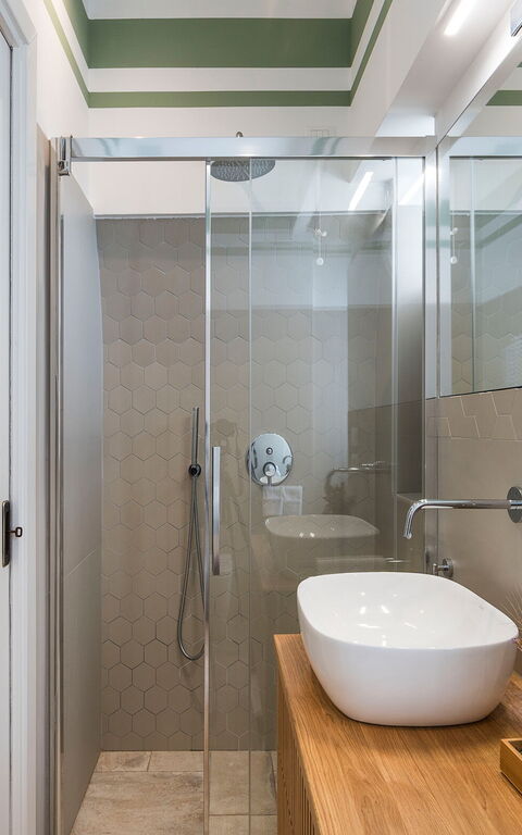 Villa Giuffrè: Badrum