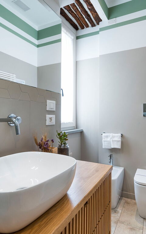 Villa Giuffrè: Badrum