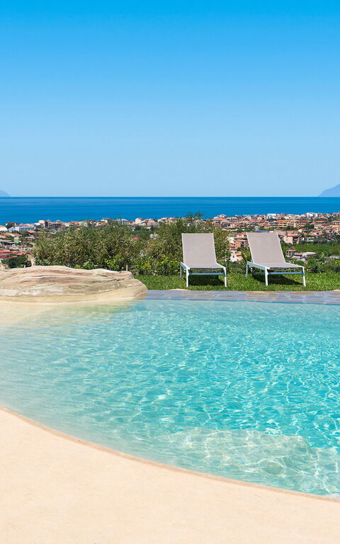 Villa Giuffrè: Exteriör, slå samman, Utomhus, Visningar