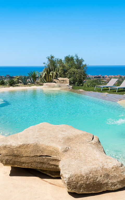 Villa Giuffrè: Exteriör, slå samman, Utomhus, Visningar