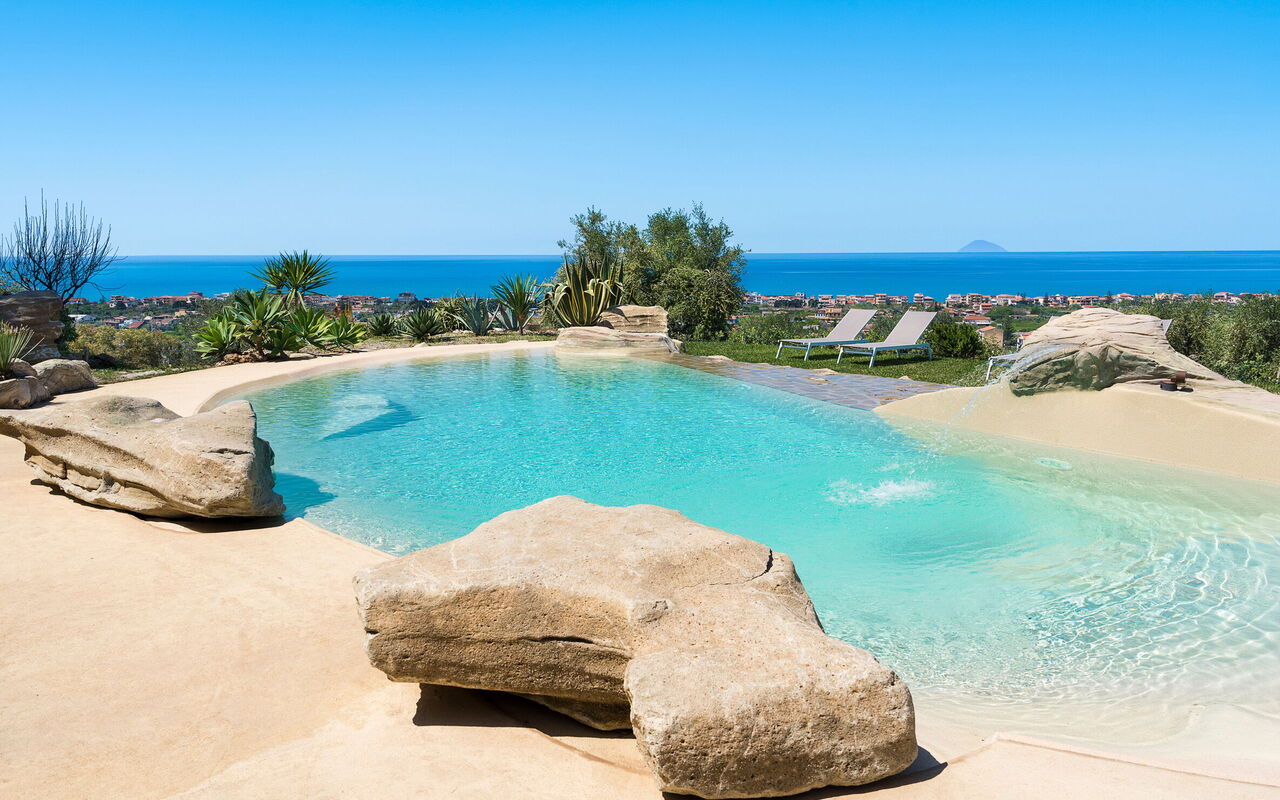 Villa Giuffrè: Exteriör, slå samman, Utomhus, Visningar