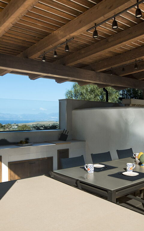 Villa Petra: Utomhus