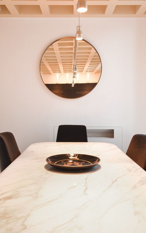 Villa Il Faro: Kök, Lunchrum