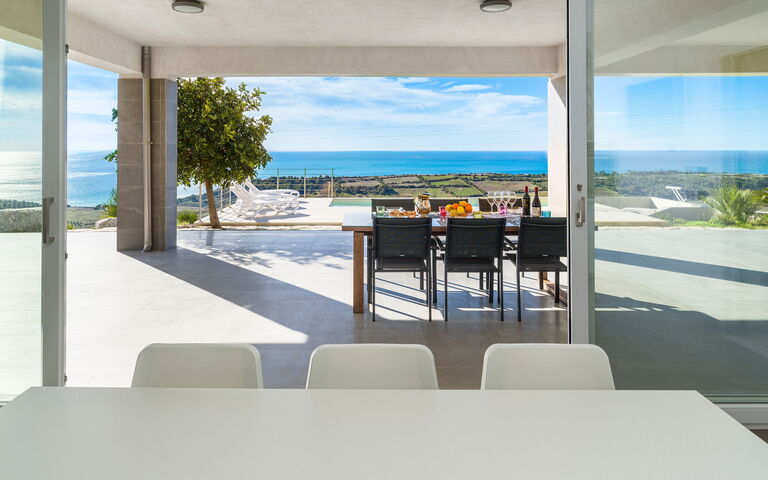 Villa Giglio Di Mare: Kök, Lunchrum