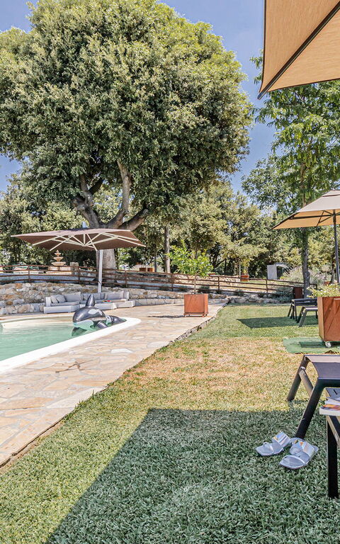 Chateau La Siroque: Exteriör, slå samman, Trädgård, Utomhus