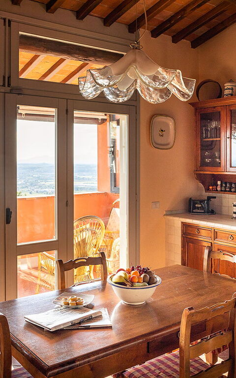 Villa Colle Di Sotto: Kök, Lunchrum