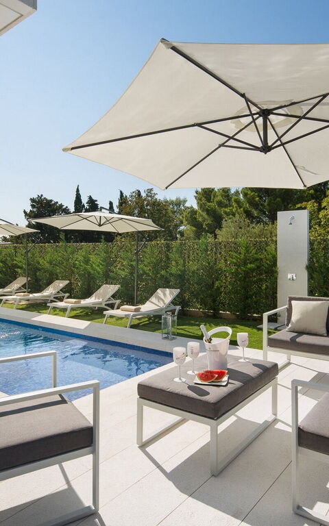 Orvas Villa 82: Balkong / terrass / uteplats, slå samman, Utomhus